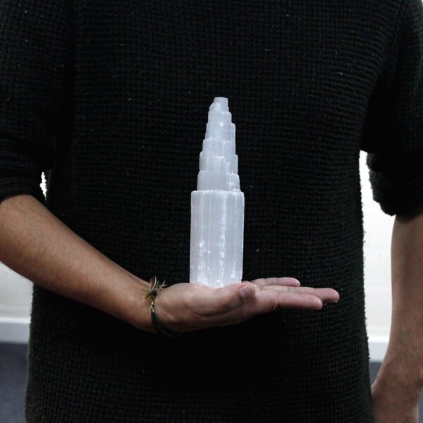 Natural Selenite Tower 20 cm