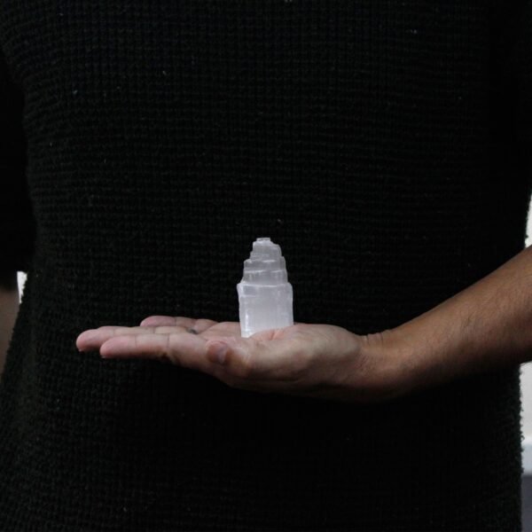 Natural Selenite Tower 5 cm