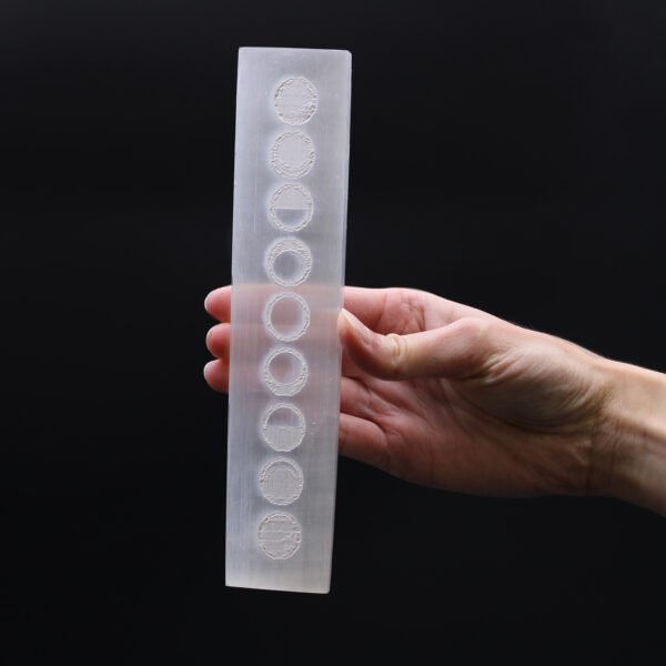 Selenite Charging Plate 20cm – Moon Phases