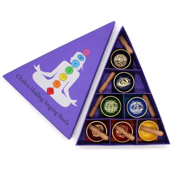 Tibetan Singing Bowl Set – Chakra Pyramid