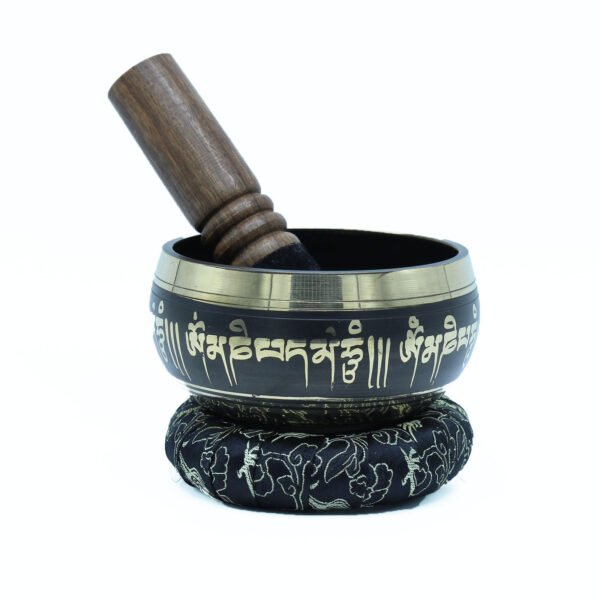 Tibetan Singing Bowl Set – Lotus Flower Design