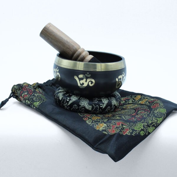 Tibetan Singing Bowl Set – Om Symbol
