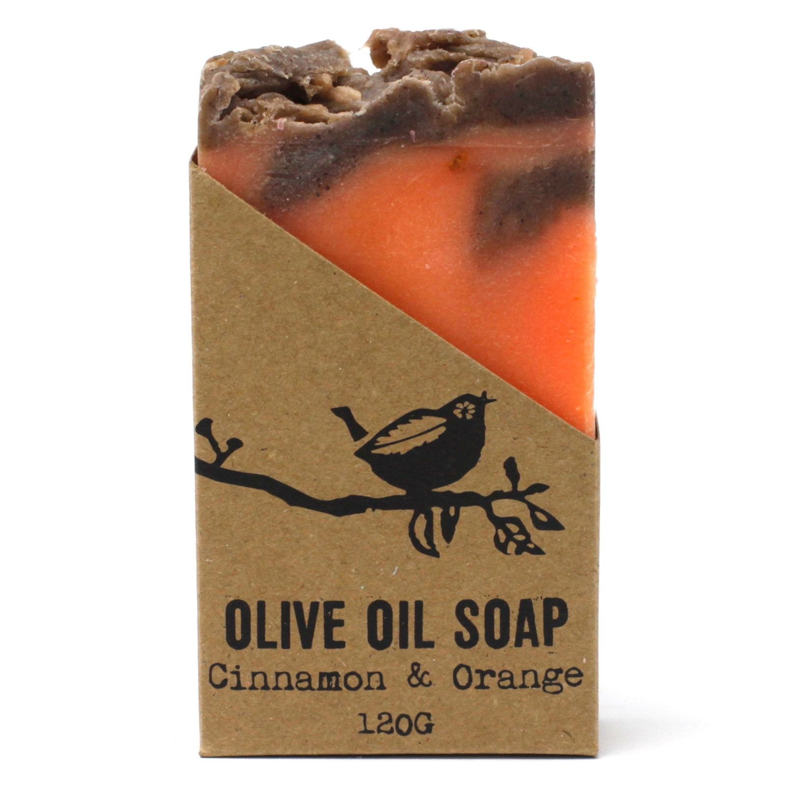 Cinnamon+ Orange Pure Olive Oil Soap - 120g - Image 2