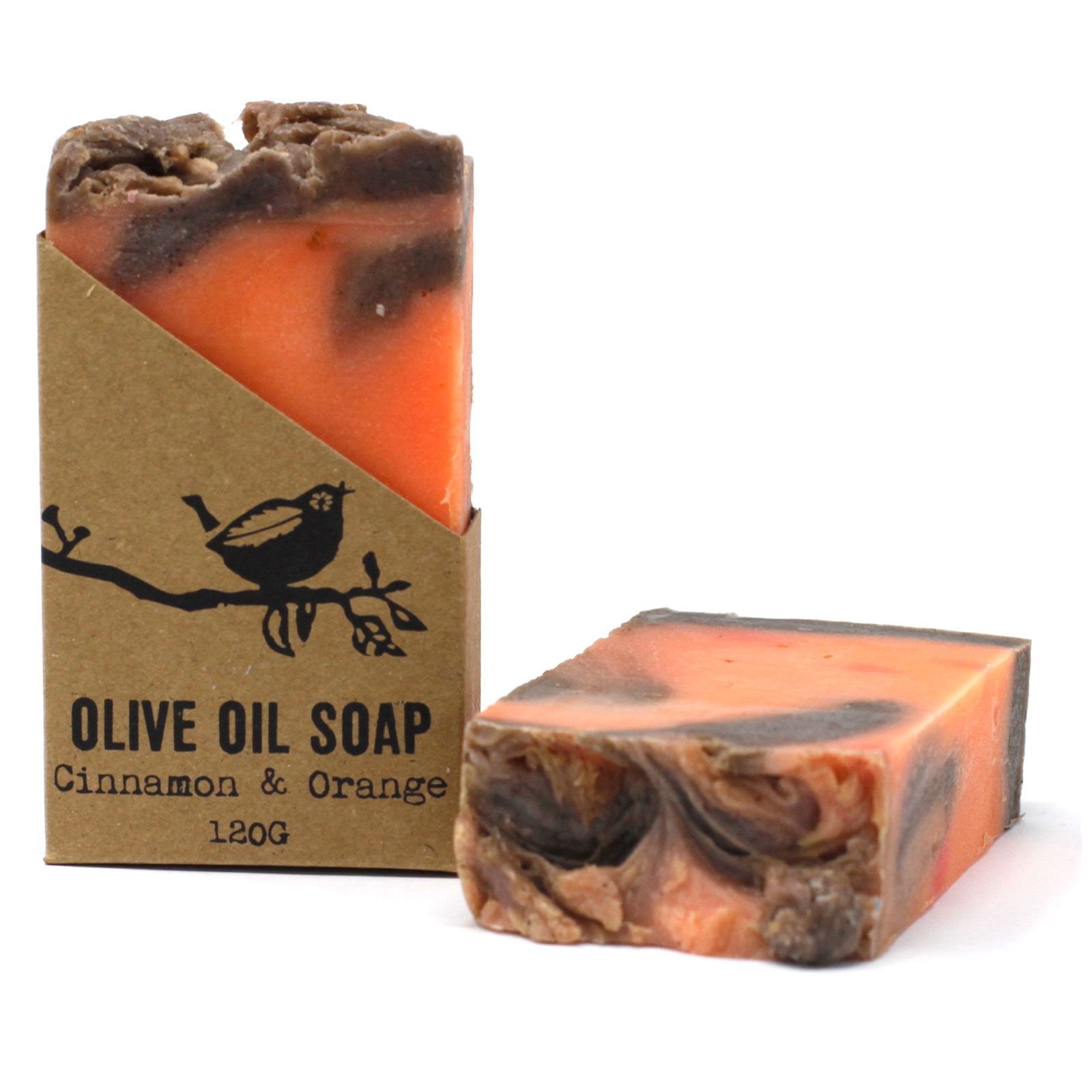 Cinnamon+ Orange Pure Olive Oil Soap - 120g - Image 4