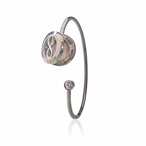 Aromatherapy Jewellery Crystal Bracelet - Infinite Love - 20mm - Image 2