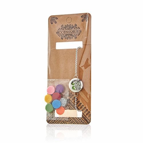 Aromatherapy Jewellery Chain Bracelet - Angel Wings - 20mm - Image 3