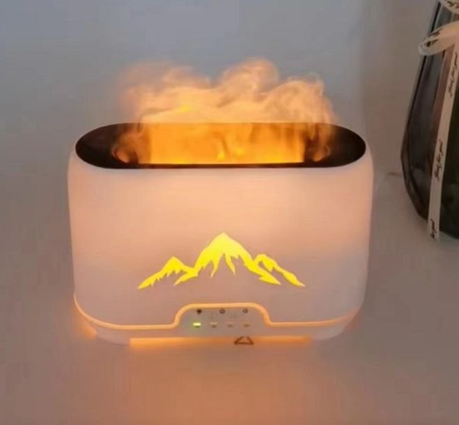 Himalayas Aroma Diffuser - USB-C - Remote control - Flame Effect - Image 2
