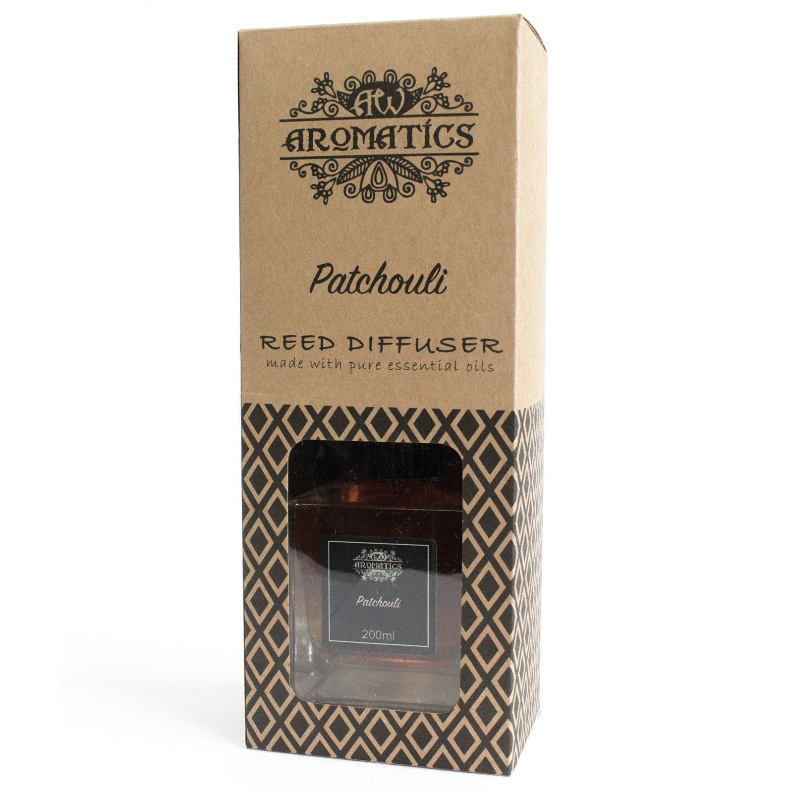 200ml Patchouli Essential Oil Reed Diffuser - Image 3