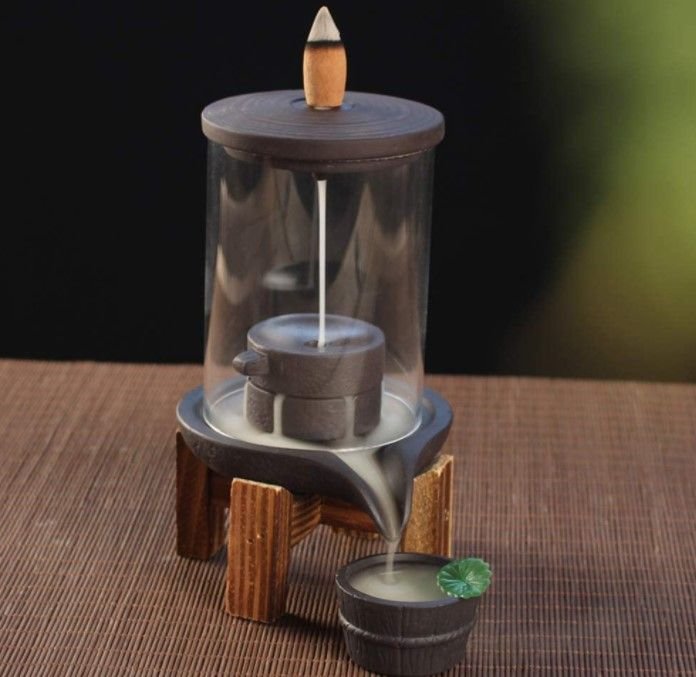 Backflow Incense Burner - Teahouse Waterfall - Image 2