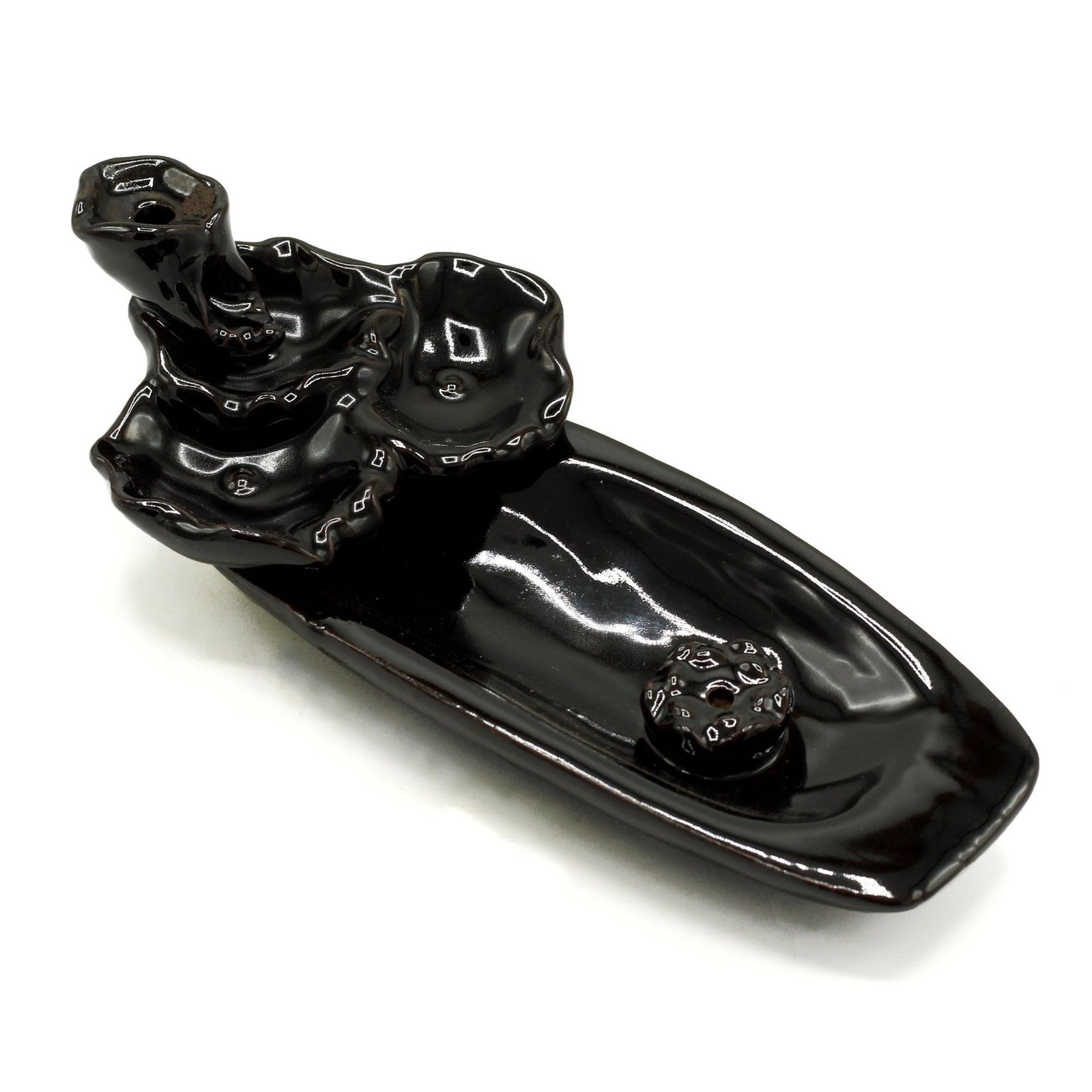 Backflow Incense Burner - Lotus Pond & Incense Stick Holder - Image 2