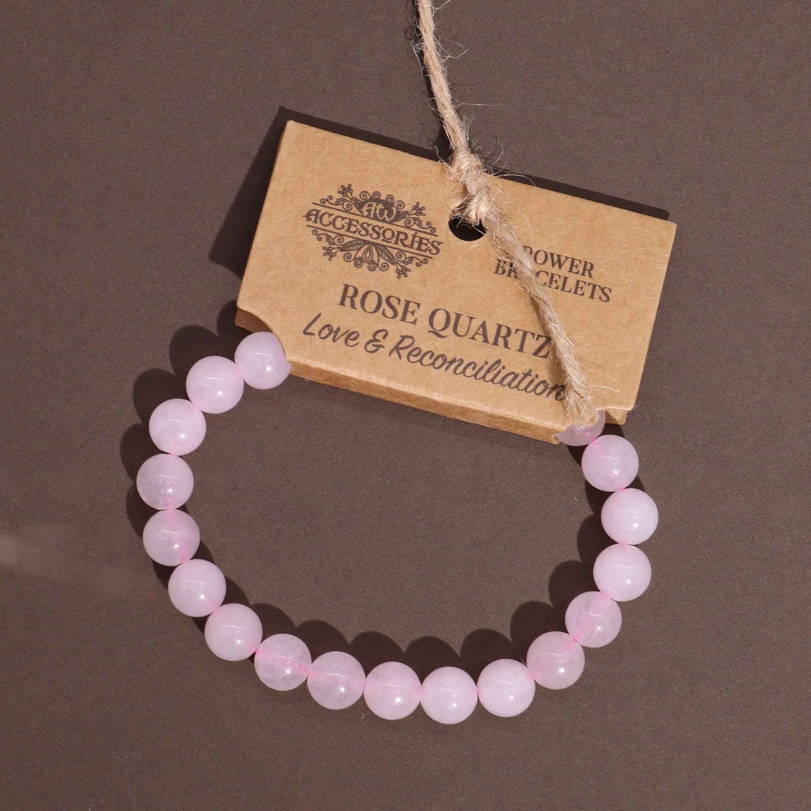 Power Bracelet - Rose Quartz - Image 2
