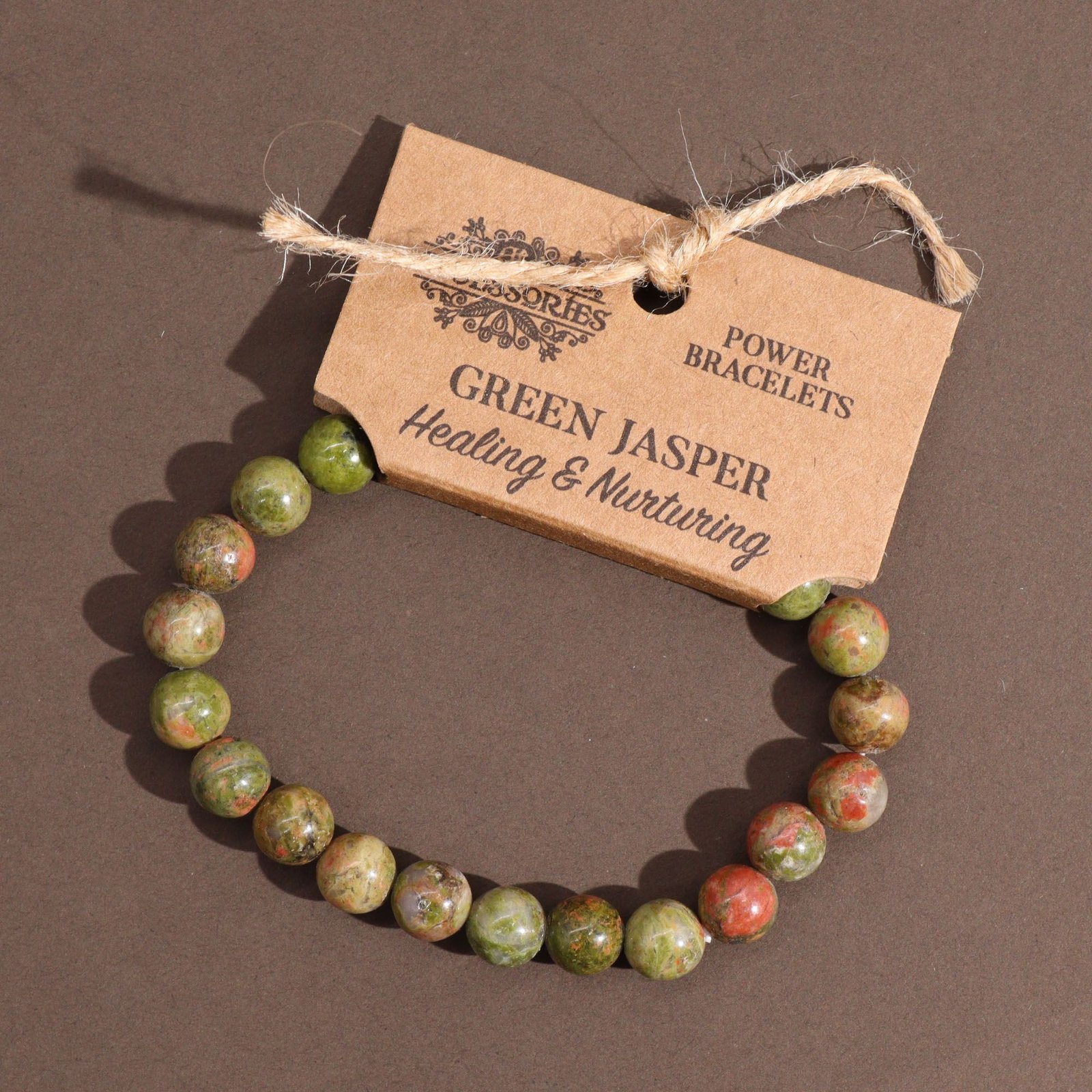 Power Bracelet - Green Jasper - Image 2
