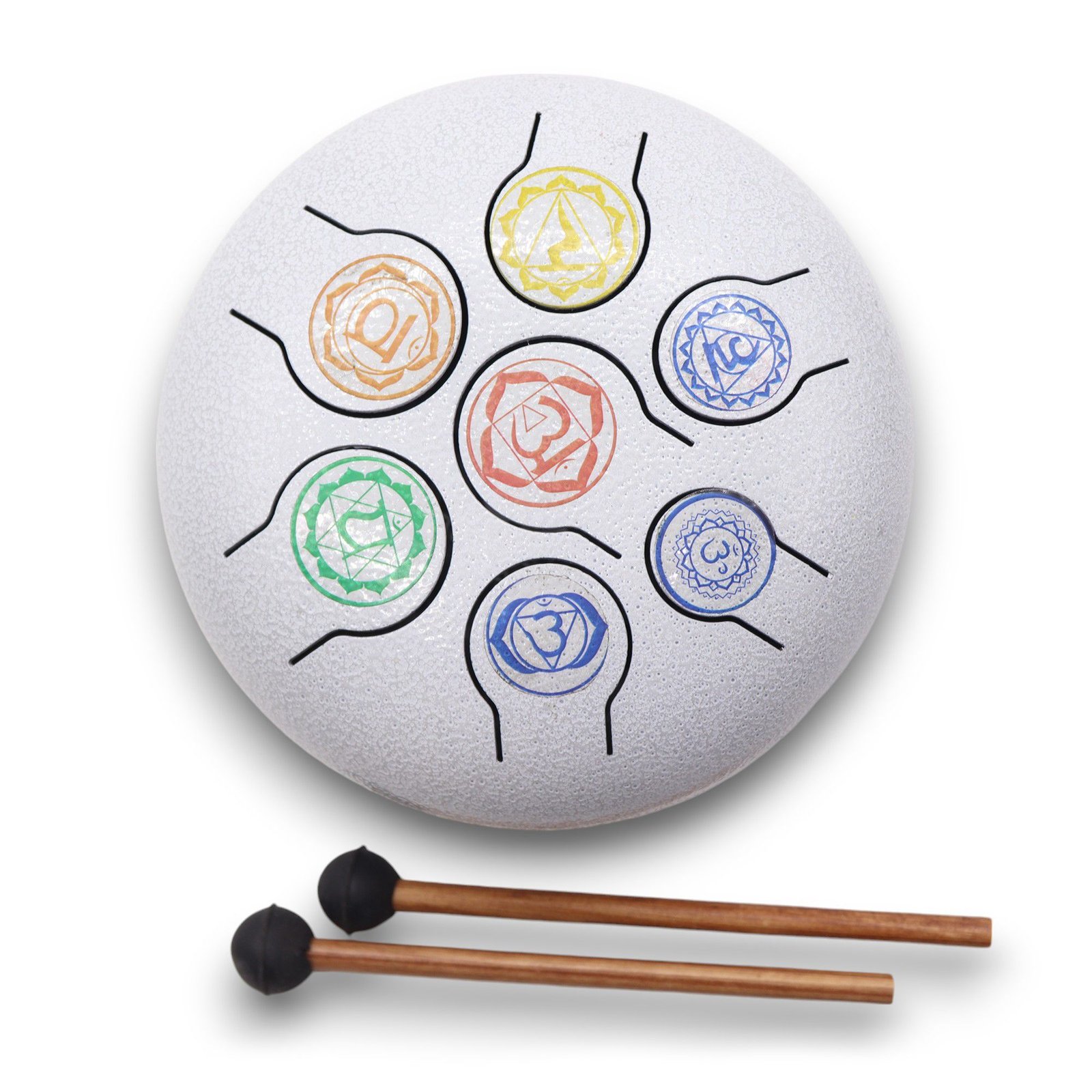 Steel Tongue Happy Drums 7 Chakra - 18cm - Image 4