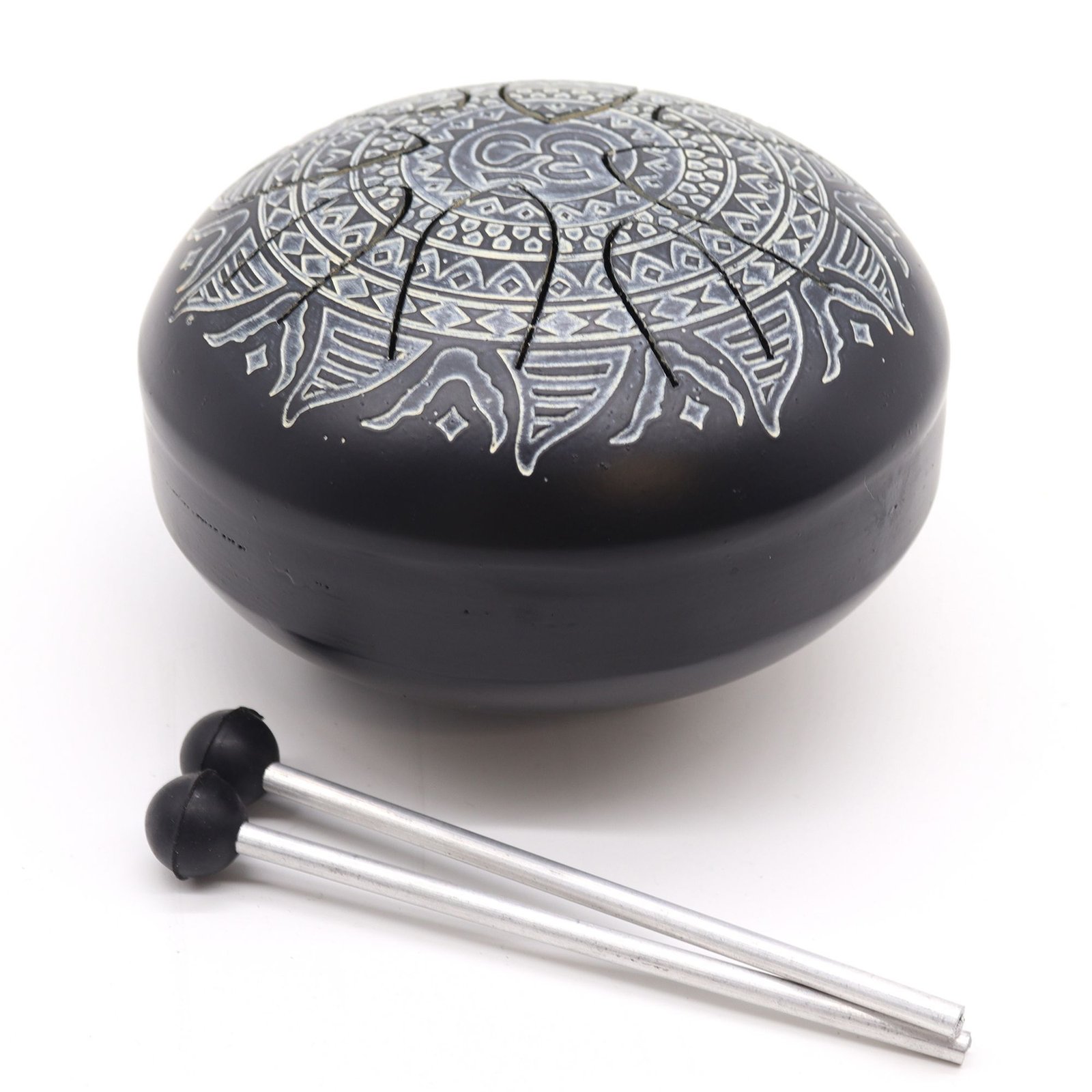 Steel Tongue Happy Drums Om Mandala Engraved - 16cm - Image 5