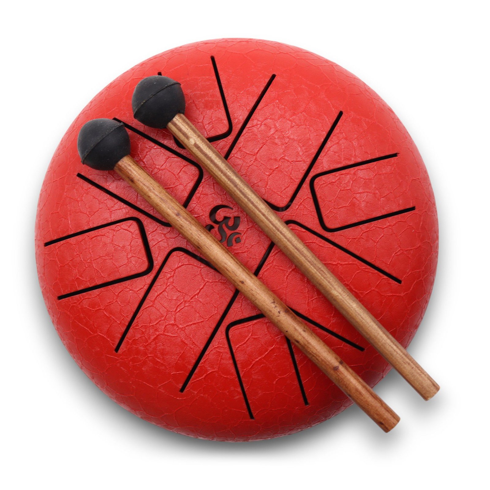 Steel Tongue Happy Drums Om Red- 16cm