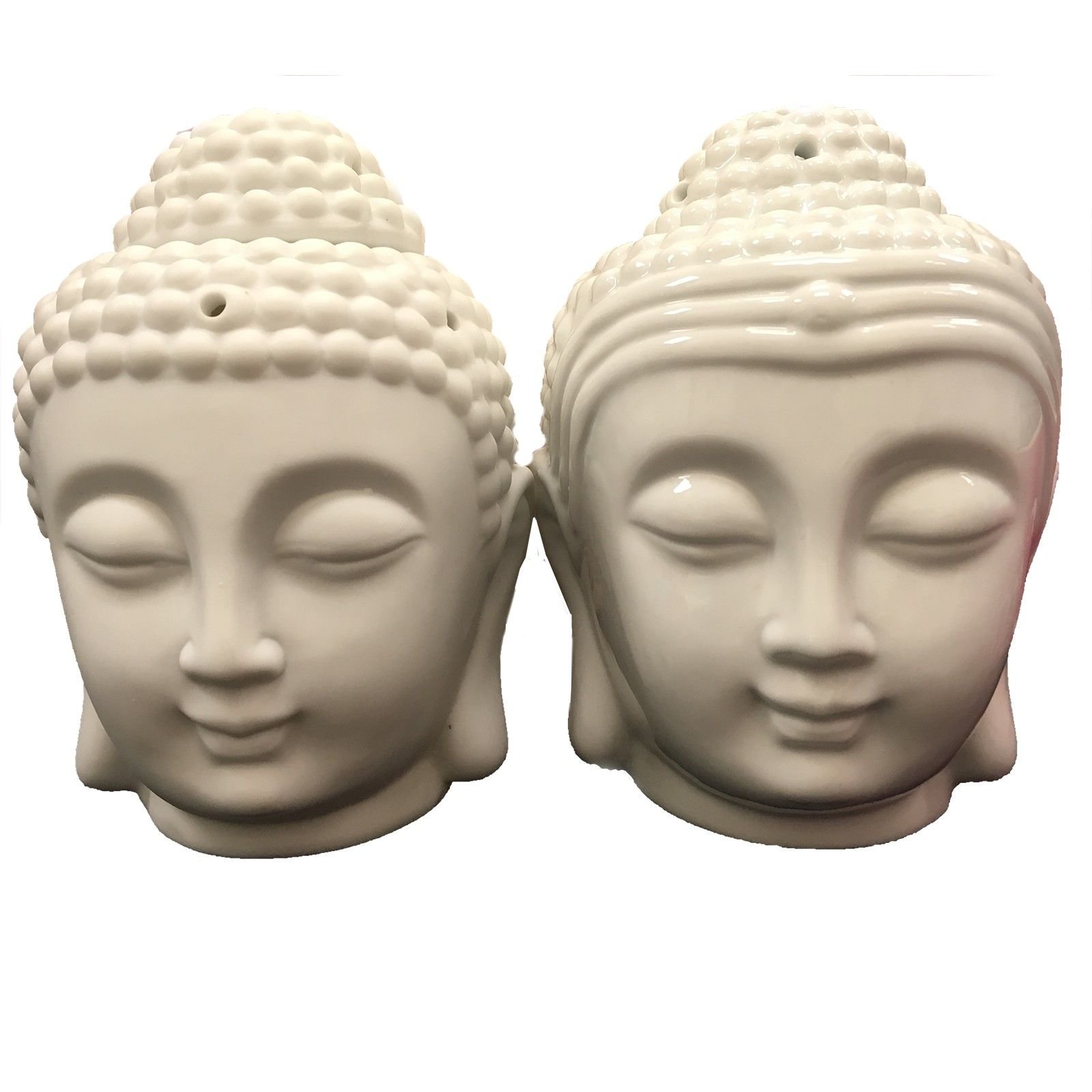Buddha Head Oil Burner - White - Image 2