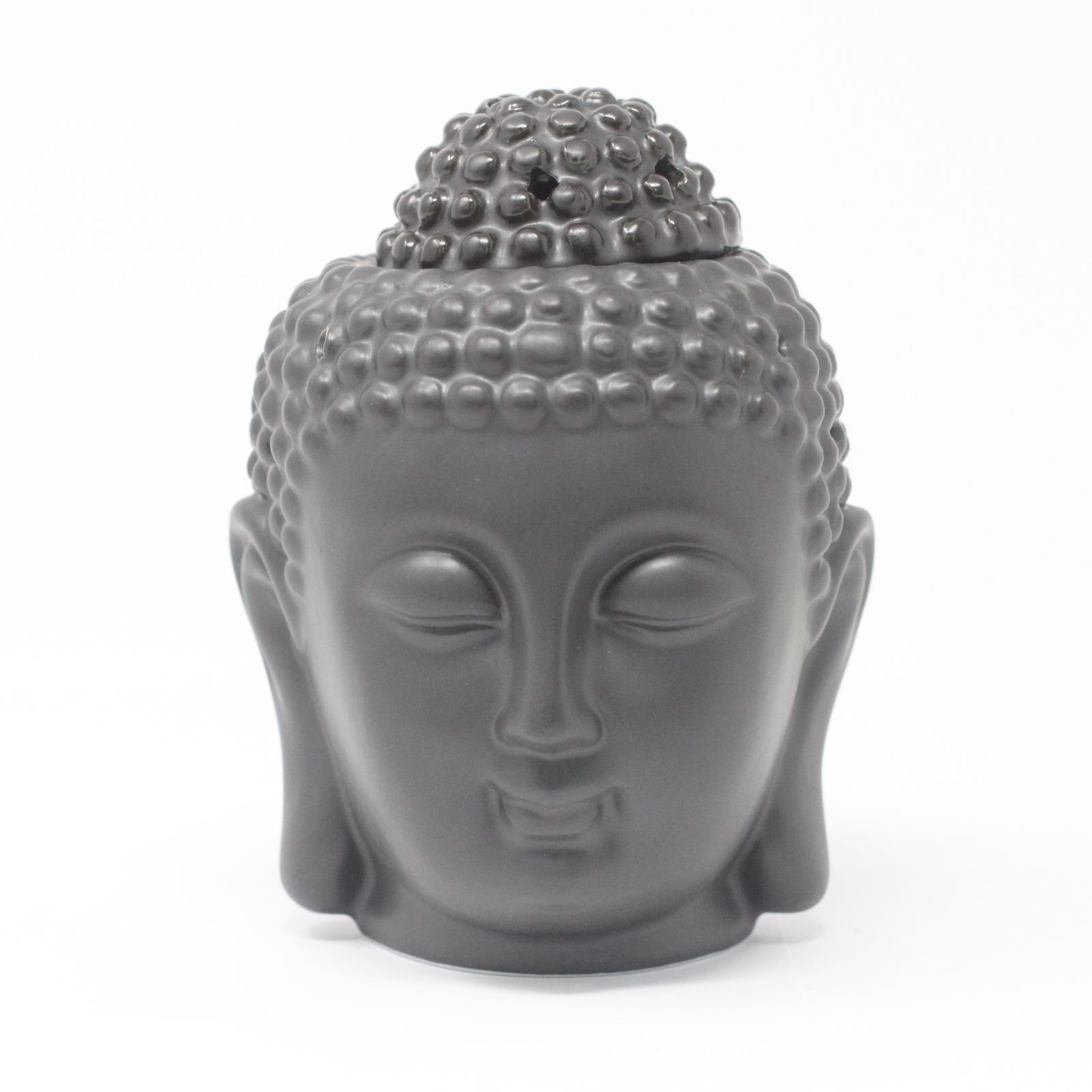 Buddha Head Oil Burner - Black