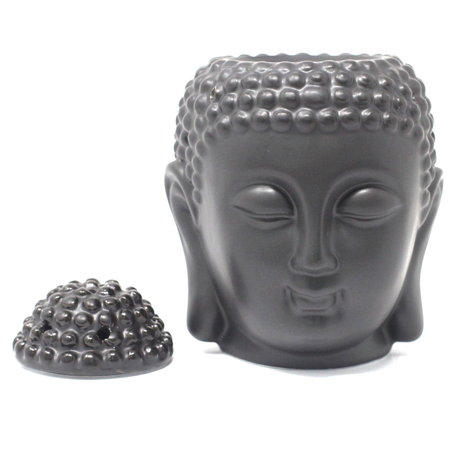 Buddha Head Oil Burner - Black - Image 2