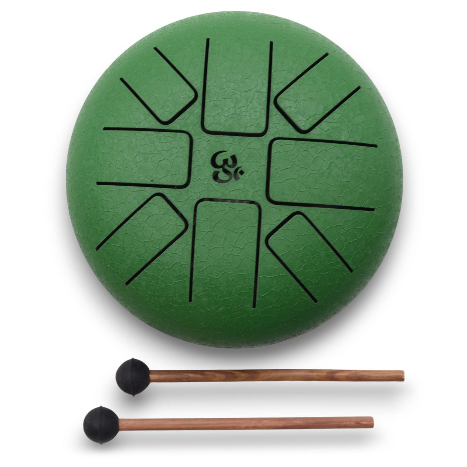 Steel Tongue Happy Drums Om Green - 16cm - Image 2