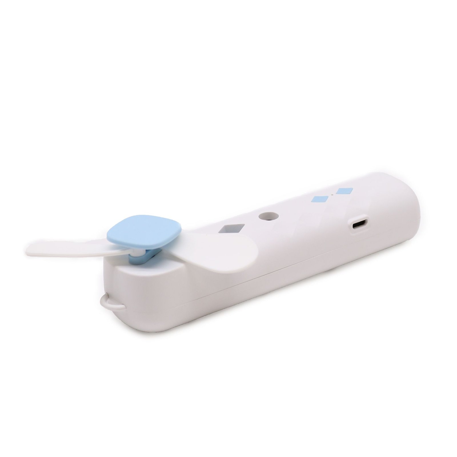 White Nano Mist Face Fan & Spray - USB chargable - Image 2