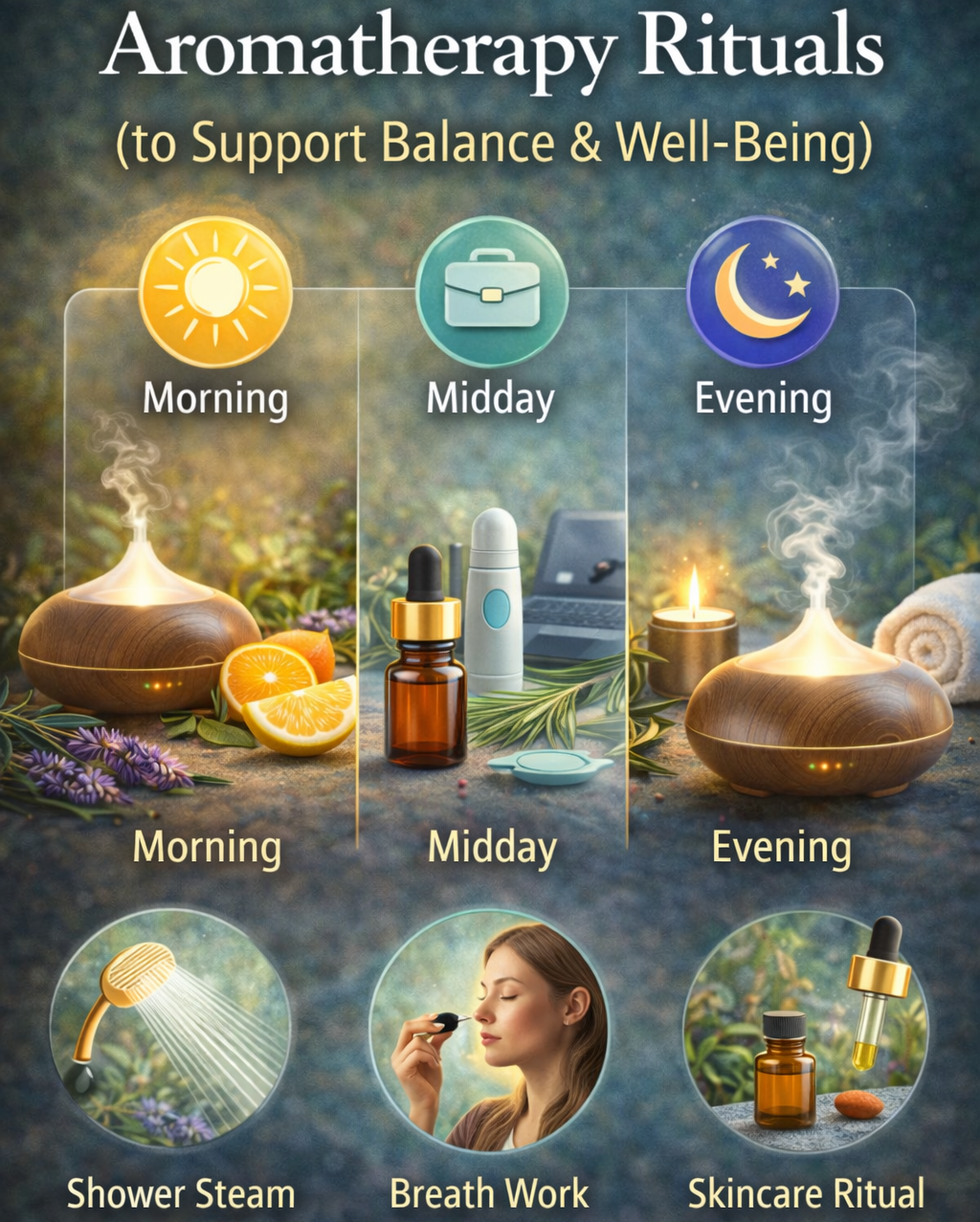 Simple Daily Aromatherapy Rituals to Support Balance & Well-Being