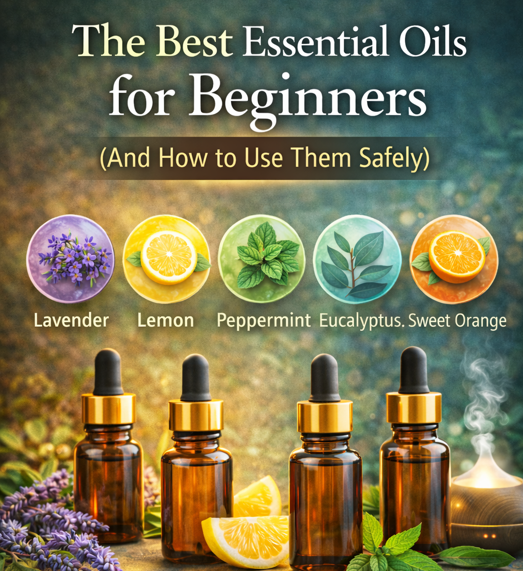 The Best Essential Oils for Beginners (And How to Use Them Safely)