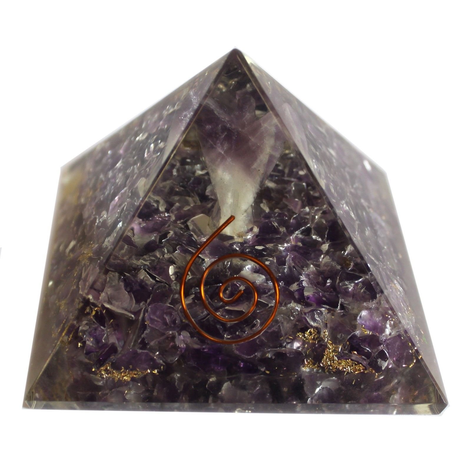 Lrg Orgonite Pyramid 70mm - Angel - Image 7