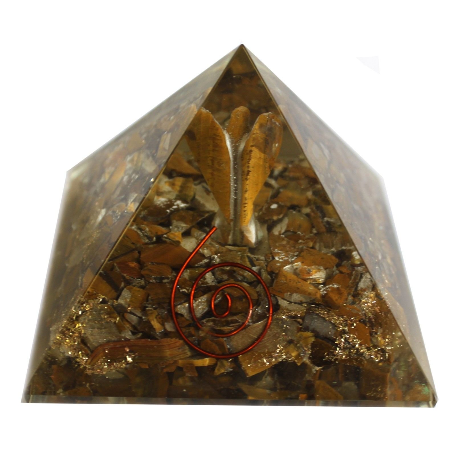 Lrg Orgonite Pyramid 70mm - Angel - Image 2