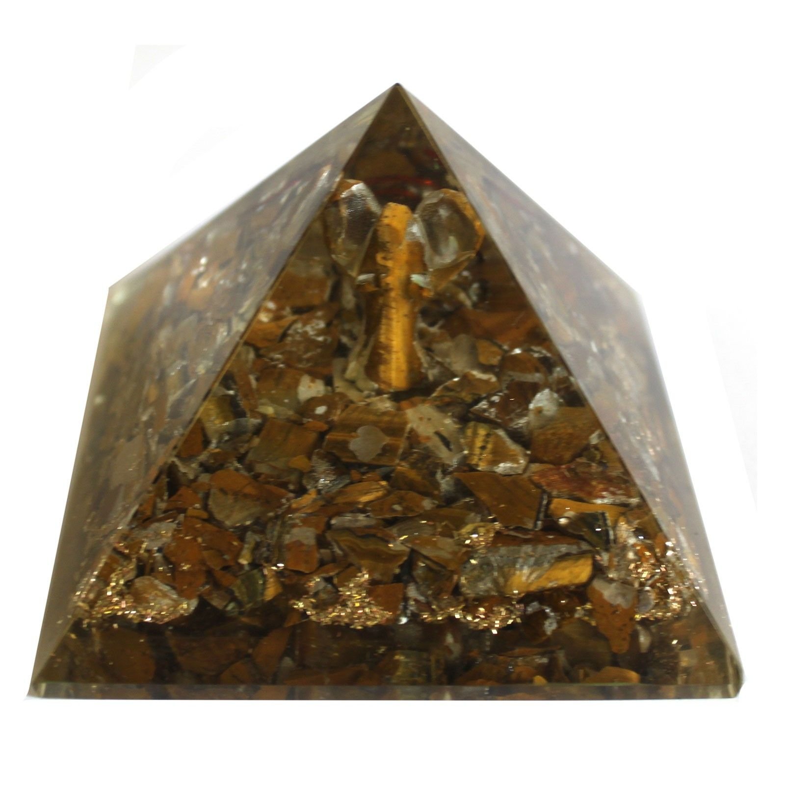 Lrg Orgonite Pyramid 70mm - Angel - Image 4