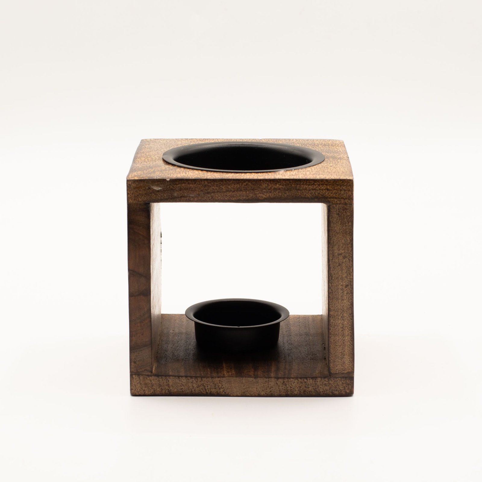 Square Mango Wood Oil Burner - Elephant - Image 3