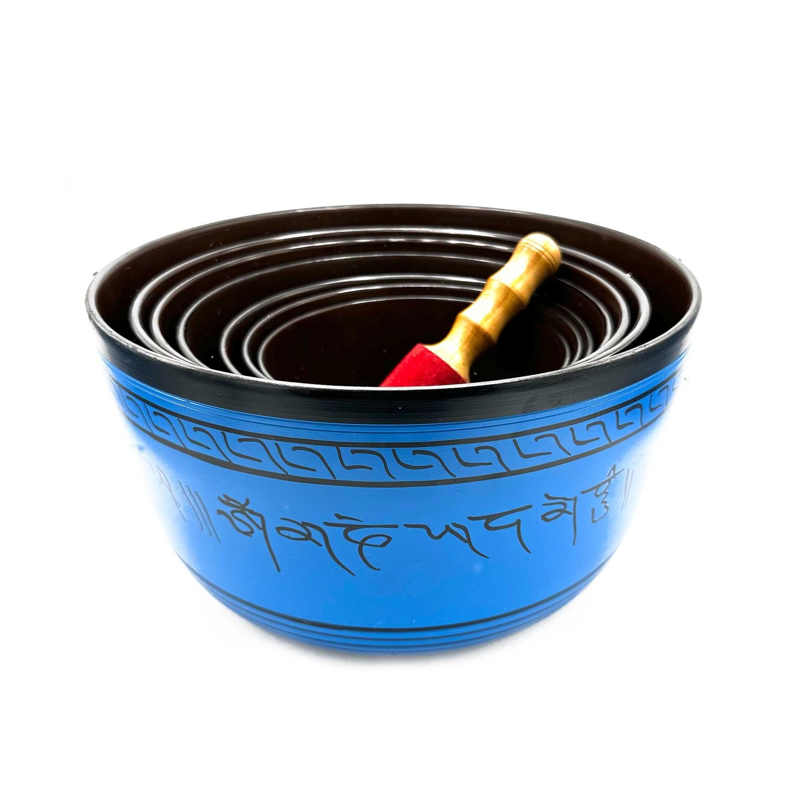 Small Chakra Set of Seven Singing Bowls (14-22cm) - Image 4