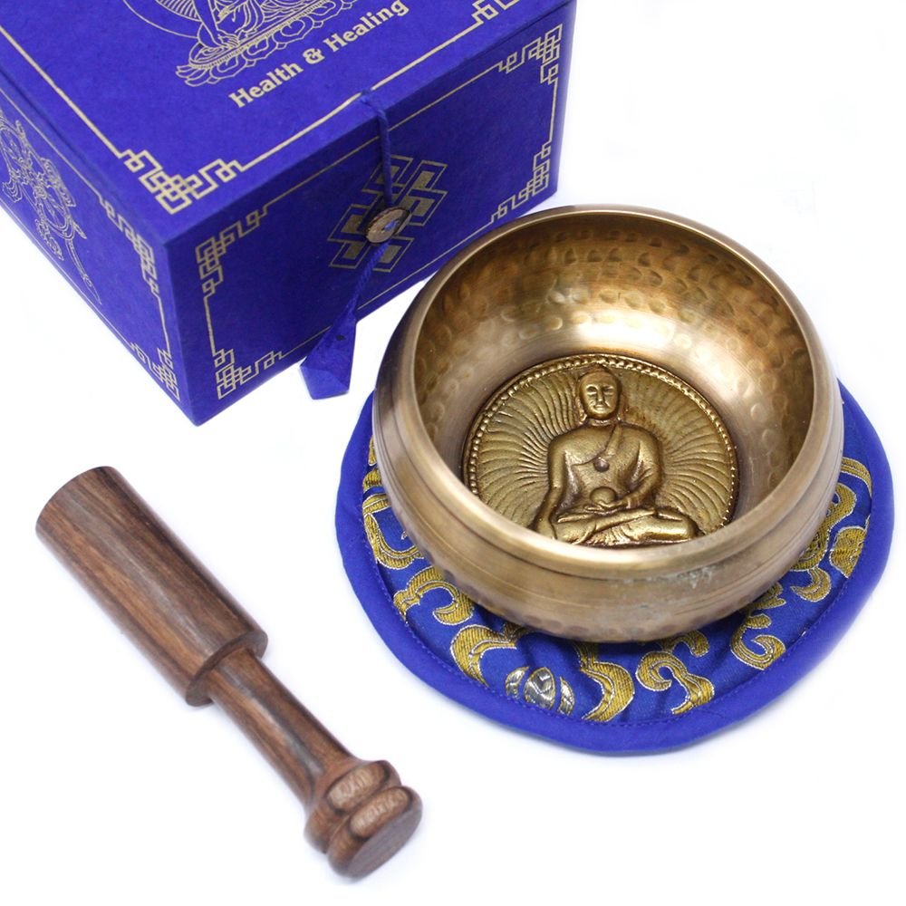 Medicine Buddha Singing Bowl Set 10cm (min 500gm) - Image 7